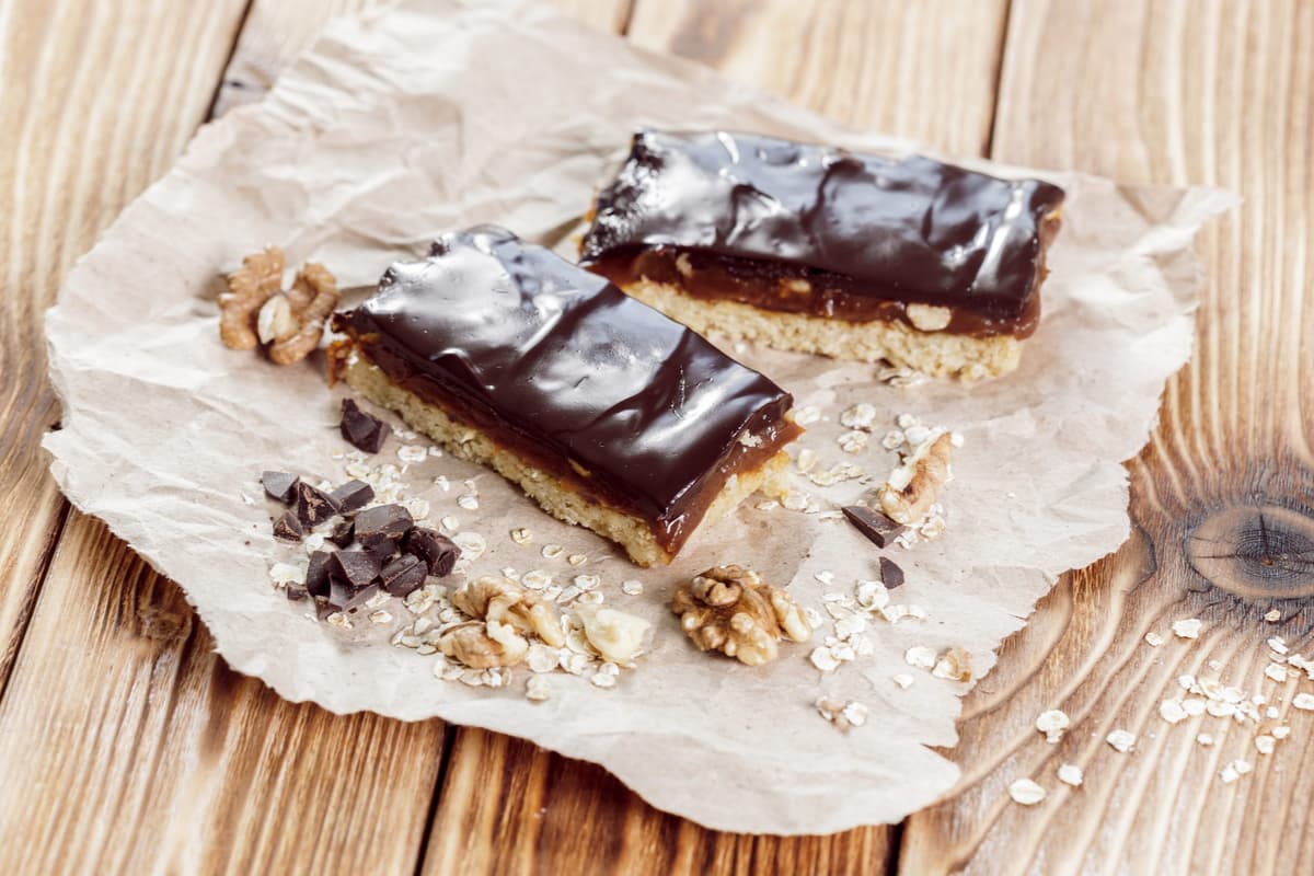 Homemade Snickers Bars
